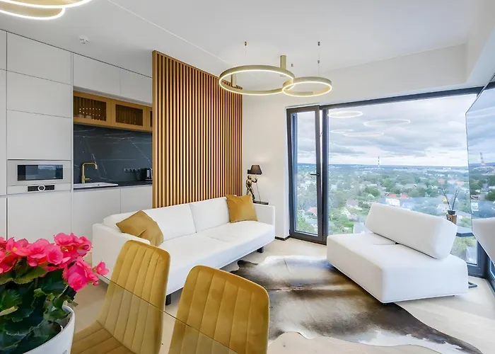 アパート Luxury Apartment, Outstanding View, Free Parking